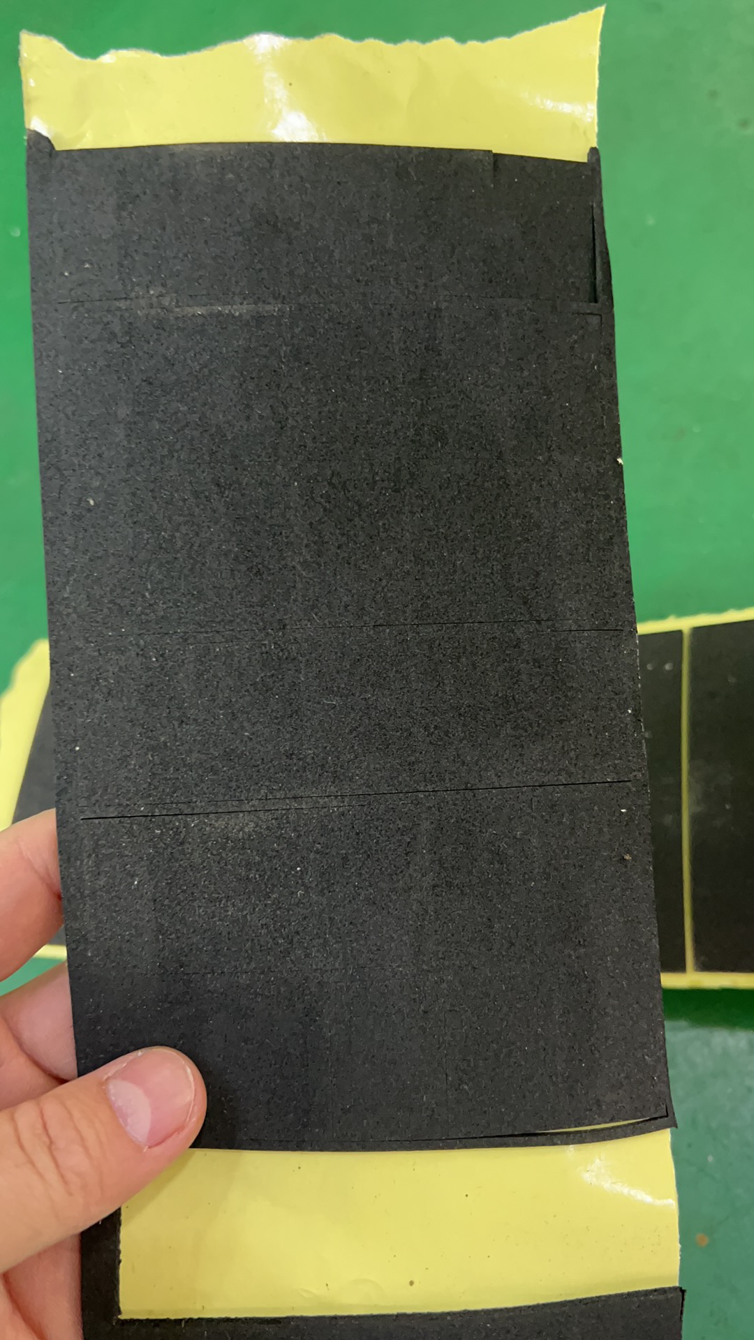 eva foot pad die cutting case
